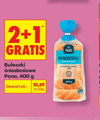 Bułeczki śniadaniowe Pano promocja w Biedronka