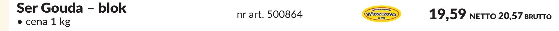 Ser Gouda - blok promocja w Makro