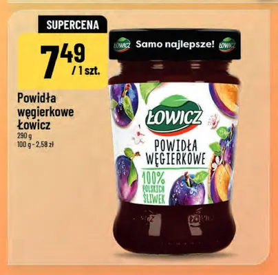 Powidła węgierkowe Łowicz promocja w POLOmarket