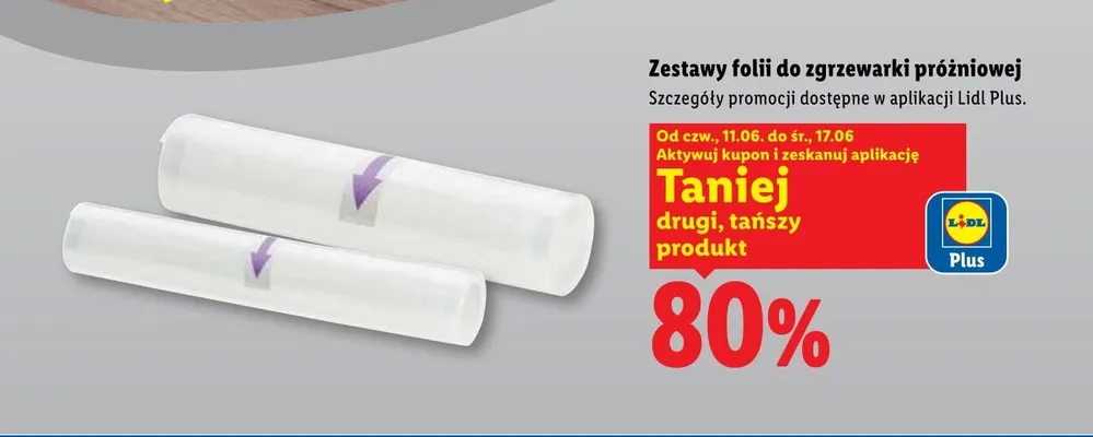 Zestawy folii do zgrzewarki próżniowej Silvercrest promocja w Lidl