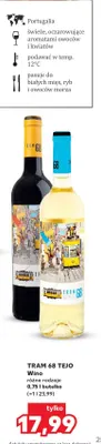 Wino białe Tram 68 Tejo promocja w Kaufland