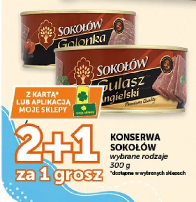 Konserwa Sokołów Gulasz Angielski promocja w ABC
