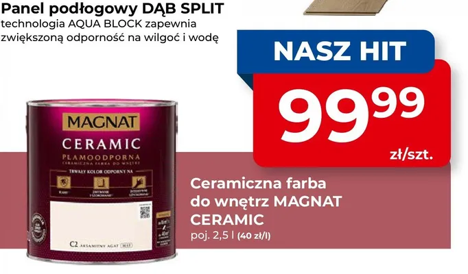 Ceramiczna farba do wnętrz Magnat Ceramic promocja w PSB Mrówka