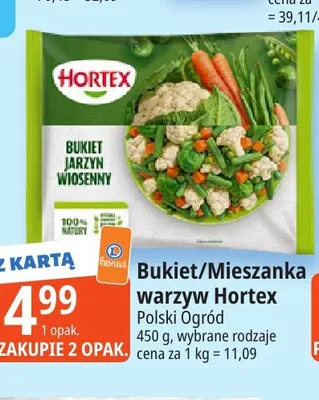 Mieszanka warzyw Hortex promocja w Leclerc