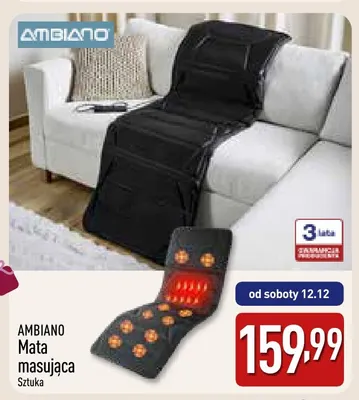 Mata masująca Ambiano promocja w Aldi