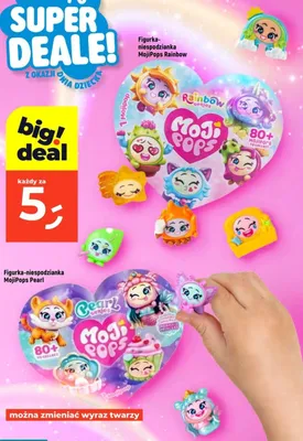 Figurka-niespodzianka MojiPops Rainbow promocja w Dealz