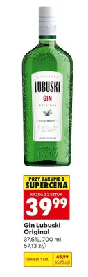 Gin Lubuski Original promocja w Biedronka