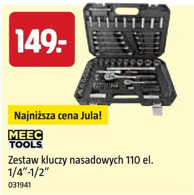 Zestaw kluczy nasadowych 110 el. 1/4"+1/2" promocja w Jula