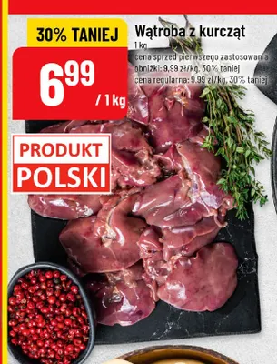 Wątroba z kurcząt promocja w POLOmarket