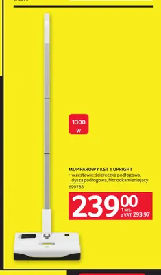 Mop parowy Kst 1 Upright Kärcher promocja w Selgros