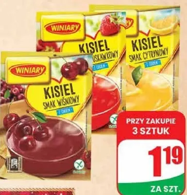 Kisiel wiśniowy promocja w Dino