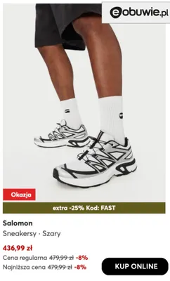 Sneakersy Salomon promocja w eobuwie.pl