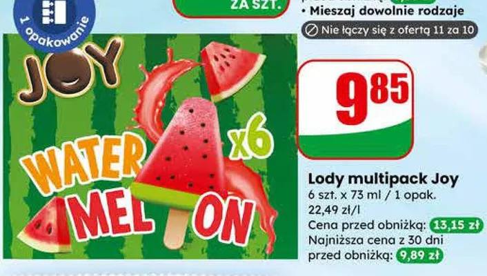 Lody multipack promocja w Dino