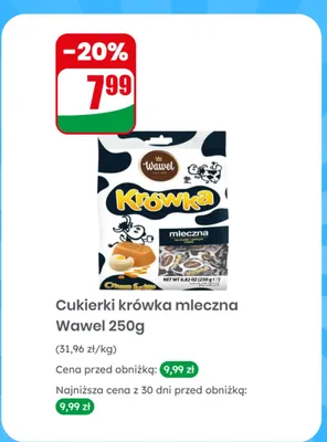 Cukierki krówka mleczna promocja w Dino