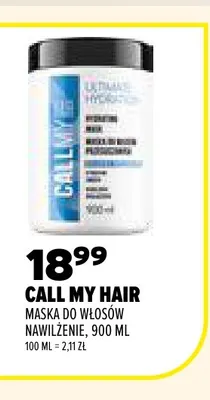 Maska do włosów Nawilżenie Call My Hair promocja w Drogerie Natura