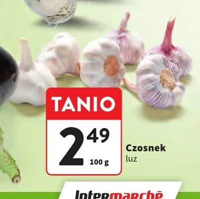 Czosnek luz promocja w Intermarche