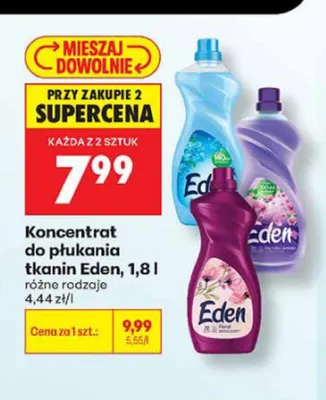 Koncentrat do płukania delicate Eden sensitive promocja w Biedronka