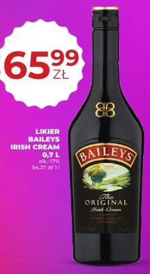 Likier Baileys Irish Cream promocja w Duży Ben