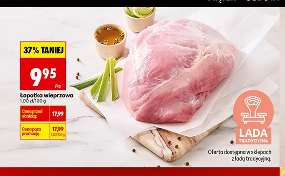 Łopatka wieprzowa bez kości promocja w Biedronka
