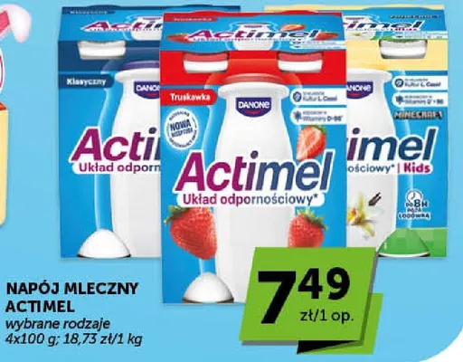 Napój mleczny układ odpornościowy promocja w ABC