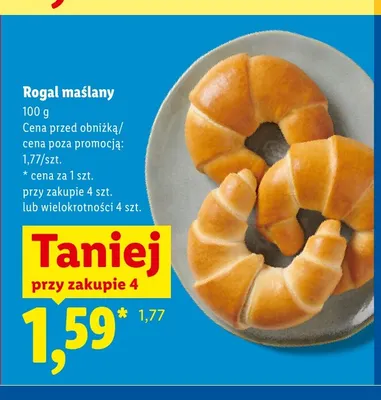 Rogal maślany promocja w Lidl