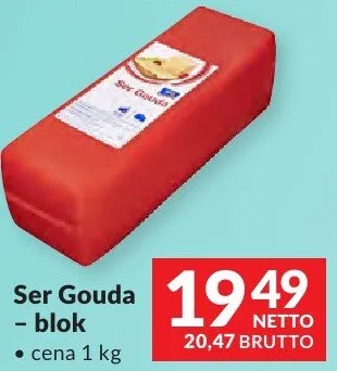 Ser Gouda - blok promocja w Makro