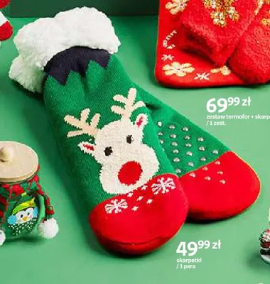 Skarpetki renifer Santa's Factory promocja w Empik