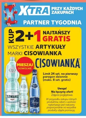 Artykuły marki Cisowianka promocja w Kaufland