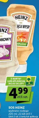 Sos Heinz sos łącza wysp promocja w ABC