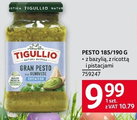 Pesto Tigullio 185/190 g promocja w Selgros