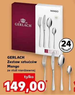 Zestaw sztućców Mango ze stali nierdzewnej promocja w Kaufland