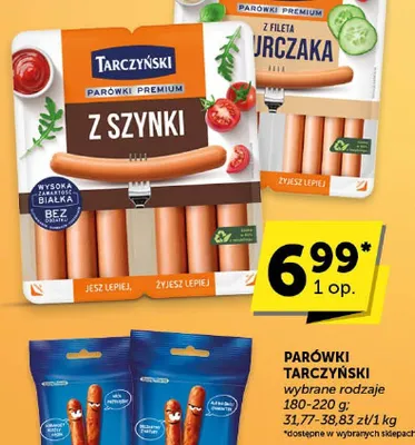 Parówki Tarczyński Premium z szynki promocja w ABC
