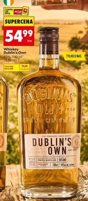 Whiskey Dublin's Own promocja w Biedronka
