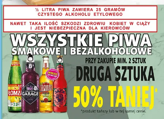Piwa smakowe i bezalkoholowe promocja w Prim Market