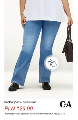 Bootcut jeans średni stan C & A promocja w C&A