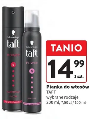 Pianka do włosów wybrane rodzaje promocja w Intermarche