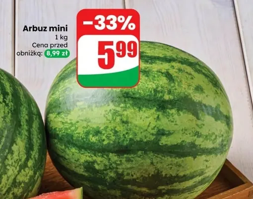 Arbuz mini promocja w Dino