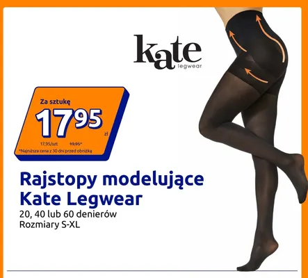 Rajstopy modelujące Kate Legwear 40 denierów promocja w Action