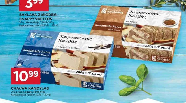 Chałwa Kandylas z kakao promocja w Stokrotka