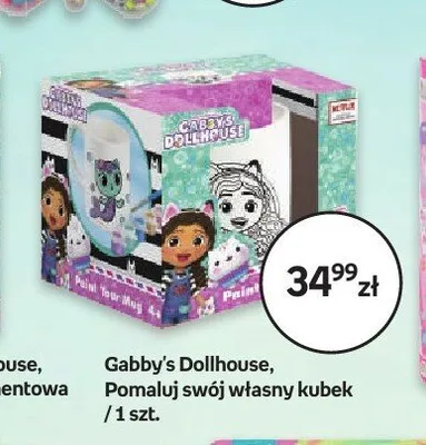 Gabby's Dollhouse Pomaluj swój własny kubek promocja w Empik