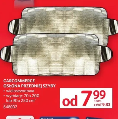 Osłona przedniej szyby Carcommerce 90x250cm promocja w Selgros