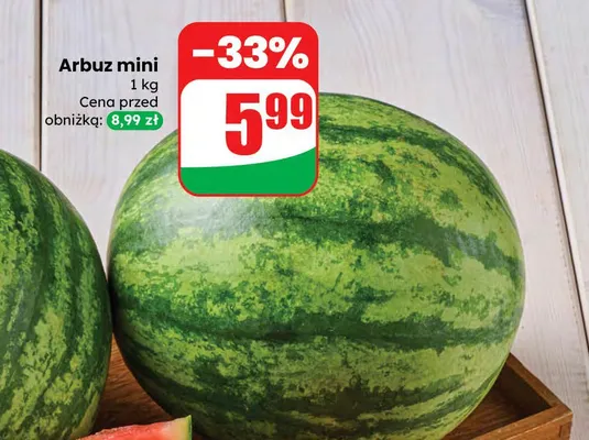Arbuz mini promocja w Dino