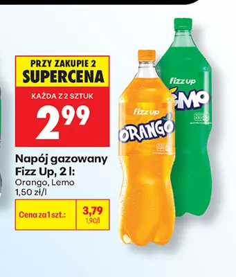 Napój gazowany Fizz Up Lemo promocja w Biedronka