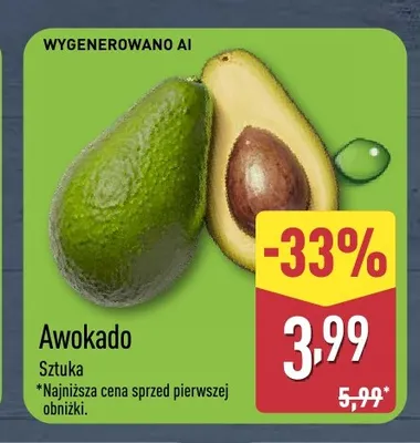 Awokado promocja w Aldi