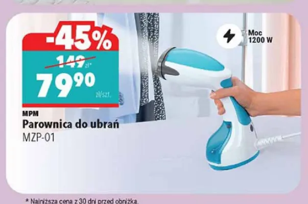 Parownica do ubrań MPM MZP-01 promocja w Biedronka