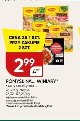 Winiary Pomysł na zapiekankę ziemniaczaną z mięsem mielonym promocja w Chata Polska