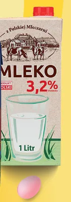 Mleko UHT 3,2%  promocja w Biedronka