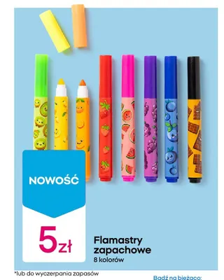Flamastry zapachowe promocja w Pepco