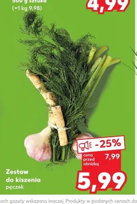 Zestaw do kiszenia promocja w Kaufland