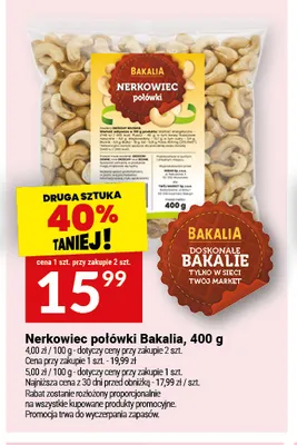Nerkowiec połówki Bakalia promocja w Twój Market